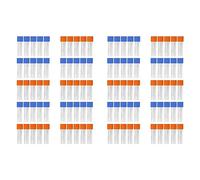 Rastapulz 100 StüCke 1,8 ml de plástico graduado 0,063 oz tubo de ensayo criovial tubo de muestra con tapa de