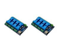 Rastapulz 2 módulos de relé de 8 canales 30 A DC7-28/5 V WIFI Bluetooth módulo de relé ESP32-WROOM placa de desarrollo