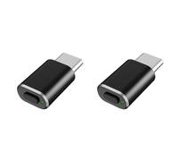 Rastapulz 2X Tipo C Mouse Jiggler, Mover de Ratón Inreconocible, Coctelera de Ratón USB-C, movimiento simulado del ratón para mantener el ordenador despierto, negro