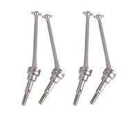 Rastapulz 4 StüCke Metal eje de transmisión delantero CVD 0090 para 12428 12423 1/12 RC Auto Crawler corto curso actualización piezas