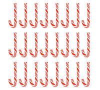 Rastapulz 50 piezas rojo y hecho a mano Navidad Azúcar Varilla Kawaii Miniatura Comida Muñecas Casa Residencial Cultura