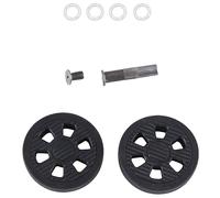 Rastapulz 60 x 11 mm resistente al desgaste ruedas de repuesto de PU para maletas, ruedas de repuesto, equipaje doble rueda