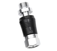 Rastapulz Adaptador de regulador de inmersión 9/16 rosca con interruptor de encendido/apagado, válvula BCD, repuesto de presión media, estilo C