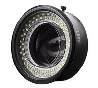 Rastapulz Anillo de microscopio polarizado con 64 ledes, luz antibrillo, ultra, sin reflejos, para la mayoría de lámparas de microscopio