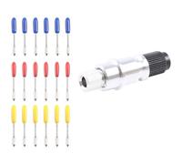 Rastapulz Base de soporte de cuchillas con 18 cuchillas de corte (30/45/60 grados) para Silhouette Cameo 1 2 3 / Portrait/Curio/Graphtec 6000 / Ce 5000-60 Plotte