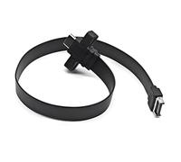 Rastapulz Cable alargador para placa frontal USB 3.2 Gen2x2 Tipo E a Chasis Tipo C (A-Key) Conectores de cable hembra de 20 Gbps