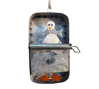 Rastapulz Caja de sardina, adorno colgante caprichoso, una pequeña pieza peculiar, adorno de pesca divertido, lata de sardina, conservas de pescado, mariscos, larga duración B