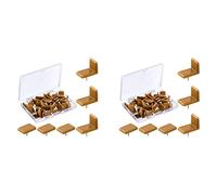 Rastapulz Cajones deslizadores de plástico, topes de cajones, deslizadores de plástico para la reparación de cajoneras, 60 unidades