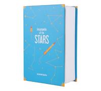 Rastapulz Diccionario libro caja de almacenamiento seguro, seguro oculto con 3 cerraduras de números digitales, compartimento secreto seguro antirrobo, (azul)