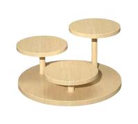 Rastapulz Expositor de Exposición, 3 Niveles de Exposición, Organizador para Exposición de Joyas, Cosméticos, Muñecas, Magdalenas