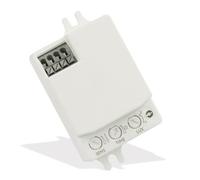 Rastapulz Interruptor de sensor de movimiento de radar para microondas mini de 5,8 GHz AC85-265 V, interruptor de sensor inteligente para el cuerpo humano, interruptor de luz de movimiento