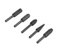Rastapulz Juego de 5 limas rotativas, de acero, de 6 mm, Grindinol para lijadora de barra, taladro, carpintería, tallado