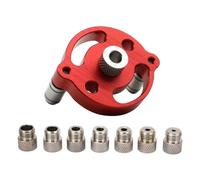 Rastapulz Tacos autocentrables, guía de perforación manual para agujeros rectos, herramienta de búsqueda de agujeros para placas de madera