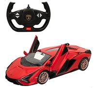 RASTAR 46977 - Coche teledirigido BMW i4 dorado a escala 1:14 , coches para niños y para adultos, juguete radiocontrol