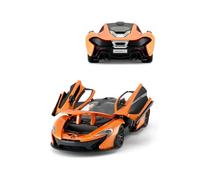 RASTAR 56700 - Coche de juguete de metal fundido a presión 1:24 para McLaren P1 con licencia oficial con rueda libre, modelo de coche duradero con puertas y capucha que se pueden abrir para jugar y