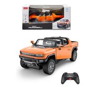 RASTAR 93000 1/16 - Modelo de coche Hummer EV RC con licencia oficial con control remoto de 2.4 GHz, paseo de cangrejo, puertas que se pueden abrir, suspensión independiente, luces de trabajo y