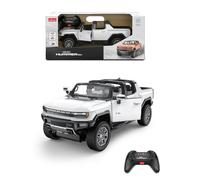RASTAR 93000 1/16 - Modelo de coche Hummer EV RC con licencia oficial con control remoto de 2.4 GHz, paseo de cangrejo, puertas que se pueden abrir, suspensión independiente, luces de trabajo y