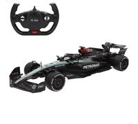 RASTAR - Coche teledirigido Mercedes AMG W15 E Performance 2024, escala 1:12, réplica oficial, mando RC 2.4 GHz, juguete colección, acabados de calidad, ideal para coleccionistas, fans F1, coche