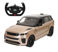 COLORBABY RASTAR Coche Teledirigido, Range Rover Sport SV, Escala 1:14, Réplica Oficial, Mando radiocontrol 2.4 GHz, Puertas abatibles, Color Surtido Negro o Beige, para niños Desde 6 años (41372)