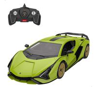 RASTAR Coche teledirigido y maqueta para montar Lamborghini Sián 1:18