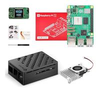 RasTech - Kit para Raspberry Pi 5 de 16 GB de RAM con Funda Pi 5, Enfriador Activo, Destornillador y Placa Raspberry Pi 5 de 16 GB incluida
