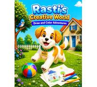 Rasti's Creative World: Draw And Color Adventures: Finish-the Picture Fun, Creative Prompts & Imagination for Kids Ages 4-6