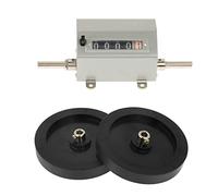 RASTKY 0-9999.9 Contador de Rueda Rodante de 5 Dígitos - Herramienta de Medición de Longitud Precisa para Tejido, Película Plástica, Cuero - Práctica Herramienta de Contador