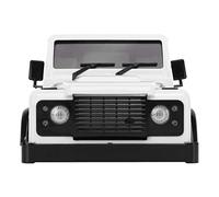 RASTKY 1/16 1/24 RC Car Body Cover Repuestos Detalles Asombrosos para Axial SCX24 JLU, Plástico Duro, Base de Rueda de 144 Mm (White)