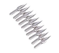 RASTKY 10 Piezas de Reemplazo de Punta de Punta de Caligrafía FlexiblePlumas de Inmersión en Agua - de de MetalArte, Cómics y Diseño -Variedad de LíneasArtistas y Principiantes (Tres puntas de