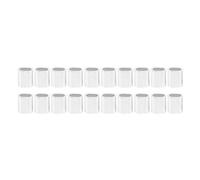 RASTKY 100 Uds Casquillos de Aluminio Duraderos Ovalados Abrazadera de 1 Orificio para Prensar Cables AL6063 Hardware de Sujeción