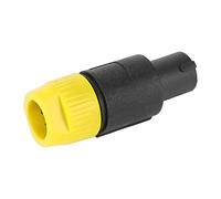 RASTKY 10PCS C NL4FC Altavoz Speakon Impermeable de 4 Pulgadas, Lockingesign, 30Aower, Chapado en Cobre, Lment (YELLOW)