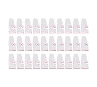 RASTKY 30 Piezas de Piel de Prensatelas de Plástico Duradero con Súper Viscosidad, Fácil de Instalar para Máquina de Coser Industrial Overlock, Pegatina Adhesiva para Prensatelas para Entusiastas y