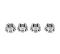 RASTKY 4 Tapones de Soldadura de Acero Inoxidable, Rosca Hembra NPT de 3/8 Pulgadas, Piezas de Reparación de Tapón de Soldadura para Cualquier Cosa que Requiera una Rosca de Tubo Hembra