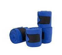 RASTKY 4 Uds. Vendas Autoadhesivas para Piernas de Forro, Entrenamiento y Ejercicio, Vendajes Cómodos y Transpirables, Soporte óptimo Durante los Entrenamientos (Blue)