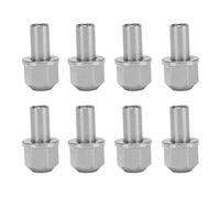 RASTKY 8 Piezas de Acero Inoxidable RC Hex Wheel Hub Adaptador de Extensión Columna Axial SCX10, D90, y GEN8 1/10 RC Cars - Tuerca de Accionamiento de Metal Estabilidad Mejorada del Vehículo