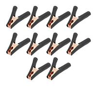 RASTKY Abrazadera de Seguridad de Batería de Resistente Al Desgaste Corriente Nominal 100A Apertura de 20mm Operación Simple para Automóviles Camiones 10 Uds (BLACK)