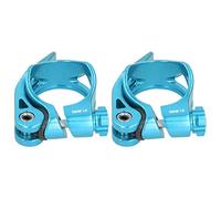 RASTKY Abrazadera para Tija de Sillín de Bicicleta de Primera Calidad, 2 Piezas de Aleación de Aluminio C73 de 31,8 Mm, Abrazadera para Tubo de Tija de Sillín de Liberación Rápida para Bicicleta de