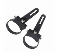 RASTKY Abrazaderas de Soporte de Montaje en Tubo de Aluminio de 2" Luz LED: Se Adapta de Forma Segura a Barras, Protectores de Parrilla para Automóviles, Camiones, SUV, Vehículos Todo Terreno y (2,5