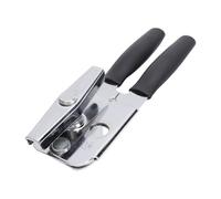 RASTKY Abrelatas Manual con Cortador de Acero Al Carbono Abatible para Latas Grandes Estándar, Chefs Caseros