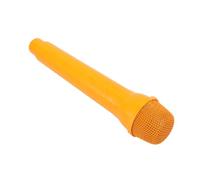 RASTKY Accesorio de Micrófono Simulado, Material ABS Seguro, Herramienta de Entrenamiento Lista para Escenario para Mejorar el Habla, Ligero y Portátil para Ensayos (Orange)