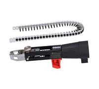 RASTKY Adaptador de Pistola de Clavos de Taladro Eléctrico Ajustable, Cabezal de Alimentación de Clavos de Cadena Automática con Punta de Destornillador para Entusiastas del Bricolaje, Acero