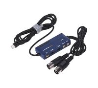 RASTKY Adaptador MIDI a Tipo C Convertidor USB C con Efectos de Reverberación/Coro para Edición de Grabación, Cable Azul de 2 M para Músicos y Productores (RASTKYlq15ibrh26-11)