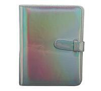 RASTKY Álbum de Fotos de 256 Bolsillos Álbum de Fotos de 256 Bolsillos PU Resistente Al Desgaste de Ligero de Moda Álbumes de de Amigos Álbumes de Estantería (Silver)