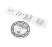 RASTKY Alfombrilla de Disco Estroboscópico para Tocadiscos de Alta Fidelidad, Disco de Calibración de Estroboscopio de Doble Función para Tocadiscos, Uso Doméstico y Profesional, Material de PVC