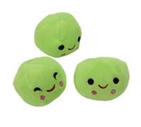 RASTKY Almohada de Peluche de 9,84 Pulgadas con Guisantes Extraíbles, Material de Felpa Suave, Ideal para Enseñar a Contar a los Niños (Green #53)