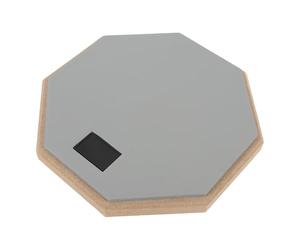 RASTKY Almohadilla Silenciosa de Doble Cara, Juego de Almohadillas de Práctica de 12 Pulgadas, Silenciosa con Apariencia de Goma con 2 Pares de Baquetas, de Práctica para el Hogar (GREY)