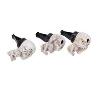 RASTKY Ambientador para Coche, Diseño de Cabeza de Calavera de Resina, Fácil Instalación para Decoración Interior del Coche, Ambientador Resistente y Duradero con Olor a para un Estado de ánimo