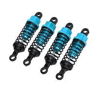 RASTKY Amortiguador de Aleación de Aluminio para WPL, Soporte de Choque Fuerte y Duradero, para Coche de Control Remoto (BLUE)