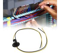 RASTKY Anillo Colector de Corriente Conductivo de Alto Rendimiento con Contactos de Metales Preciosos, Anillo Colector de Protección IP51 para Equipos Pesados, para Profesionales de Mantenimiento