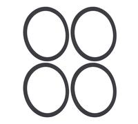 RASTKY Anillos de Reparación Envolventes de Altavoces Sellos Antivibración EVA de Alta Densidad para Mejorar la Calidad del Sonido para Sistemas de Sonido Domésticos Juego de 16 Piezas